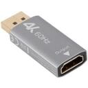 Lanberg adapter AD-DP-HD-01, 4K(3840 x 2160), DisplayPort isane, HDMI emane, h&otilde;be