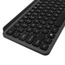 Sbox Klaviatūra WK-26-HR, 109/110 taustiņi, RF 2.4 GHz, mehāniska, melns/pelēks, 1x AAA, &scaron;ķērveida taustiņu slēdži