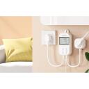 Meross i&scaron;manioji ki&scaron;tukinė MTS960HK-EU, -30&deg;C iki 110&deg;C, &plusmn;0.5&deg;C tikslumas, 16A, 100-240V~, 50/60Hz, &Scaron;ildymas, Au&scaron;inimas, Laikmatis