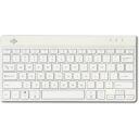 R-Go Tools klaviatuur RGOCOUSWLWH, kompaktne klaviatuur pausitarkvaraga, QWERTY, Bluetooth 5.0, valge