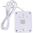 Maclean pagarinātājs MCE387 W, 2500W, 1.5m, 2x F, 3x USB A, balts, slēdzis, dro&scaron;ības aizsargs