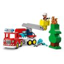 Lego LEGO DUPLO 10473 Ugunsdzēsēju automa&scaron;īna, 28 elementu, 1 figūra, 2+ gadi