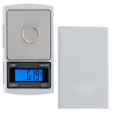 High precision digital kitchen scale with 1 g increment silver AD3168 Adler