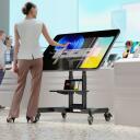 Onkron TV alus TS1350-B, 32-70 tolli, maksimaalne kandev&otilde;ime 40.5 kg, VESA 100x100-600x400 mm, k&otilde;rguse reguleerimine 870-1175 mm