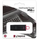 Kingston DataTraveler Exodia DTX/256GB, 256 GB, USB Type-A, 3.2 Gen 1, juodas, 1 vnt