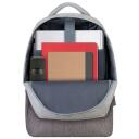 Rivacase Чехол 7562GREY/MOCHA, 39.6см, 635г, 120мм, 305мм, 460мм, 1 передний карман, USB порт, водоотталкивающий
