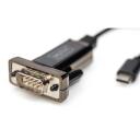 Digitus USB Type-C seriālais adapteris DA-70166, RS-232, 1 Mbps, USB 2.0, melns