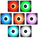 Deepcool Korpuse ventilaator RF120-3in1 DP-FRGB-RF120-3C, 56.5CFM, 500-1500RPM, 17.8-27dBA, RGB LED x6, PWM juhtimine