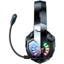 Onikuma galda komutators B15 Black, 50mm, RGB, bezvadu, 20h, 15m, noņemams mikrofons, 360&deg; regulējams