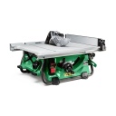 Bezvadu galda zāģis, HIKOKI, C3610DRJW4Z, 36 V, 254 mm, bezsuku motors, ātra bremzē&scaron;ana, liela darba virsma.