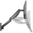 Logilink sienas stiprinājums BP0145, 17-32", 9 kg, ieliekts, pagriežams, rotējo&scaron;s