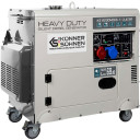 Diiselgeneraator 5000/6000W, 230; 400V EURO 5 KS 8200HDES-1/3 ATSR Silent KONNER & SOHNEN