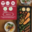 Beper Grill P101BBQ070, 2000W, 70x23mm, mitte kleepuv pind, reguleeritav termostaat, eemaldatav rasvaalus