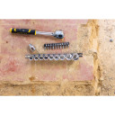 Atslēga ar reversu 1/4", 120T, ar 22 gab. muciņām un uzgaļiem, FATMAX&reg;, FMMT82679-0, STANLEY