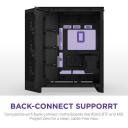 Nzxt Корпус H9 Flow CM-H92FB-01, 3x140мм передние вентиляторы, 1x120мм задний вентилятор, поддержка радиатора 420мм