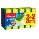 Vileda Kempinė 173845, 70 x 90 x 30 mm, geltona, žalia, 5 vnt.