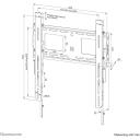 Neomounts настенный крепеж WL30-750BL14 42-75" фиксированный, запираемый, быстрая установка, T&Uuml;V, максимальная нагрузка 100 кг