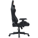 Gaming chair with RGB lighting and remote control 90&deg;&ndash;180&deg; adjustable backrest head and lumbar pillows up to 150 kg Irida RGBCH03 Black CNS-RGBCH03 CANYON
