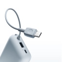 Kompakts ārējais uzlādes akumulators ar ātrās uzlādes funkciju 10000 mAh 22,5 W USB-C PD / USB 2.0 Gaiši zils BHR9073GL Xiaomi