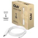 Club3D Video kaabli adapter CAC-1514, 1.8 m, USB C, HDMI Type A, 4K @ 60Hz, 18 Gbit/s, 8 helikanalit