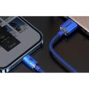 Baseus Crystal Shine USB Lightning kaabel CAJY000003, 1.2m, 2.4A, 480Mbps, alumiiniumisulamist, kootud kangas