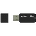 Goodram Pendrive UME3 16GB UZB 3.0 UME3-0160K0R11, 16GB, 60MB/s, 20MB/s, melns, perforācija
