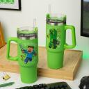 Paladone Minecraft tass PP14600MCF, 900ml, roheline, isoleeritud, mitmek&uuml;lgne kaas, mugav k&auml;epide, kitsas alus