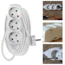Emos Ilgintuvas P0323R, 3 m, 3&times; 2P + PE VOKI&Scaron;KAS, 3 680 W, PVC, vaikų apsauga