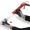 Hermeetikupüstol 225mm 9" metall KREATOR KRTH40002 310 ml, 50 mm