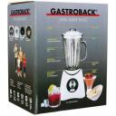 Gastroback Blender 40898, 600 W, 1.5 l, 5 kiirus, plastmass, impulsi režiim, j&auml;&auml;purustaja