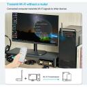 Vention USB adapteris KDTB0 633Mbit/s, Dual-band 2.4-5GHz, 6dBi antena, WPA2-PSK, USB 2.0, juodas