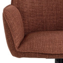 Ēdamistabas krēsls GLENDA ar roku balstiem, terakota AC101940 ACTONA