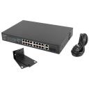 Lanberg L&uuml;liti RSFE-16P-2C-250, 16x100MB, 2xCombo, 250W, haldamatu, Gigabit Ethernet, IP20, 1U