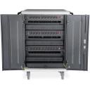 Digitus uzlādes ratiņi DN-45002, 30 uzlādes bāzes, 5V, 2,1A, 110-220V, 50-60Hz, 3 ventilatori, RCD 30mA