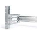 Digitus DIN sliedes turētājs, 4U, DN-19-DIN-4U, 48.3cm, 22.3cm, 17.8cm, tērauds, sudrabs, DIN sliedei