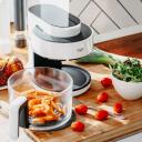 Adler Air Fryer Oven with Glass Bowl | AD 6316 | Power 1200 W | Capacity 3 L | Convection | White/Black