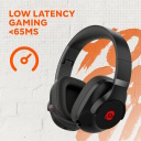 Wireless/wired gaming headset with Bluetooth 5.3 and 3.5 mm connection EGO GH-15 2in1 BT Black CND-SGHS15B CANYON