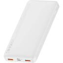 Baseus Bipow plan&scaron;etdatorius PPBD050502, 10000mAh, 20W, 2xUSB-A, USB-C, polimerų ličio akumuliatorius, ekranas