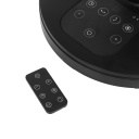 Eurom Vento 3DS Comfort Black pastatomas ventiliatorius oro cirkuliacijai patalpų vėsinimui 25W 35cm 3D osciliacija 12 greičių nuotolinis valdymas juoda