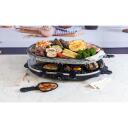 Giles & Posner Galda raklete EK1872GV2VDE, 1200W, akmens plāksne 43x30cm, 8 pannas, 8 lāpstiņas, regulējams termostats