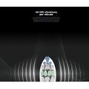 Ультразвуковая электрическая зубная щётка 46000об/мин 9 сценариев 3D touch беспроводная зарядка до 40 дней IPX7 белая ADB0003 Aeno