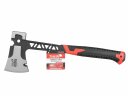 Многофункциональный топор Tvardy T00403 600г, 36см, черно-красный, ANTI-SHOCK MONOBLOCK