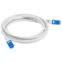 Lanberg patch kaabel CAT.6A S/FTP LSZH CCA Fluke Passed PCF6A-10CC-0050-S, 0.5 m, hall, vormitud, takistusteta, CCA juhtmed