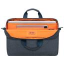 Rivacase Korpus GALAPAGOS 15.6" 7731DARKGREY, 39.6cm, 550g, 1 priekinė ki&scaron;enė, nuimamas peties diržas