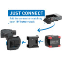 Akumuliatorinės lempos laikiklis MULTILIGHT CONNECT rėmas CAS; 03.5696C Scangrip