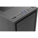 Gembird Fornax K500 Datora korpuss CCC-FC-K500, 440mm, 205mm, 507mm, 5.5kg, SPCC, Midi Tower, melns, 2x2.5" vietas