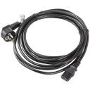 Lanberg Toitekaabel CEE 7/7 kuni IEC 320 C13 CA-C13C-11CC-0050-BK, 5 m, 10 A, must, VDE