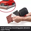 Bezvadu orbītais slīpma&scaron;īna, EINHELL, 4460720, 18V, 230mm, 3 slīpē&scaron;anas papīri