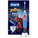 Oral-B Elektriskā zobu birste Vitality Pro Spiderman, 1, 2, akumulators, bērniem, uzlādējama