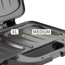 Adler Тостер CR 3054, 1300 W, 220-240 V, 50/60 Гц, 2 ломтика, серебристый